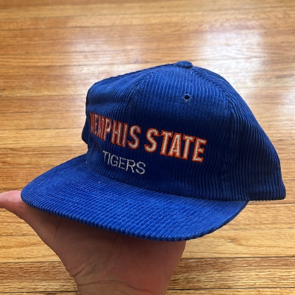 Vintage Memphis State Tigers Corduroy Snapback / RARE / 80s / 90s - Picture 8 of 9